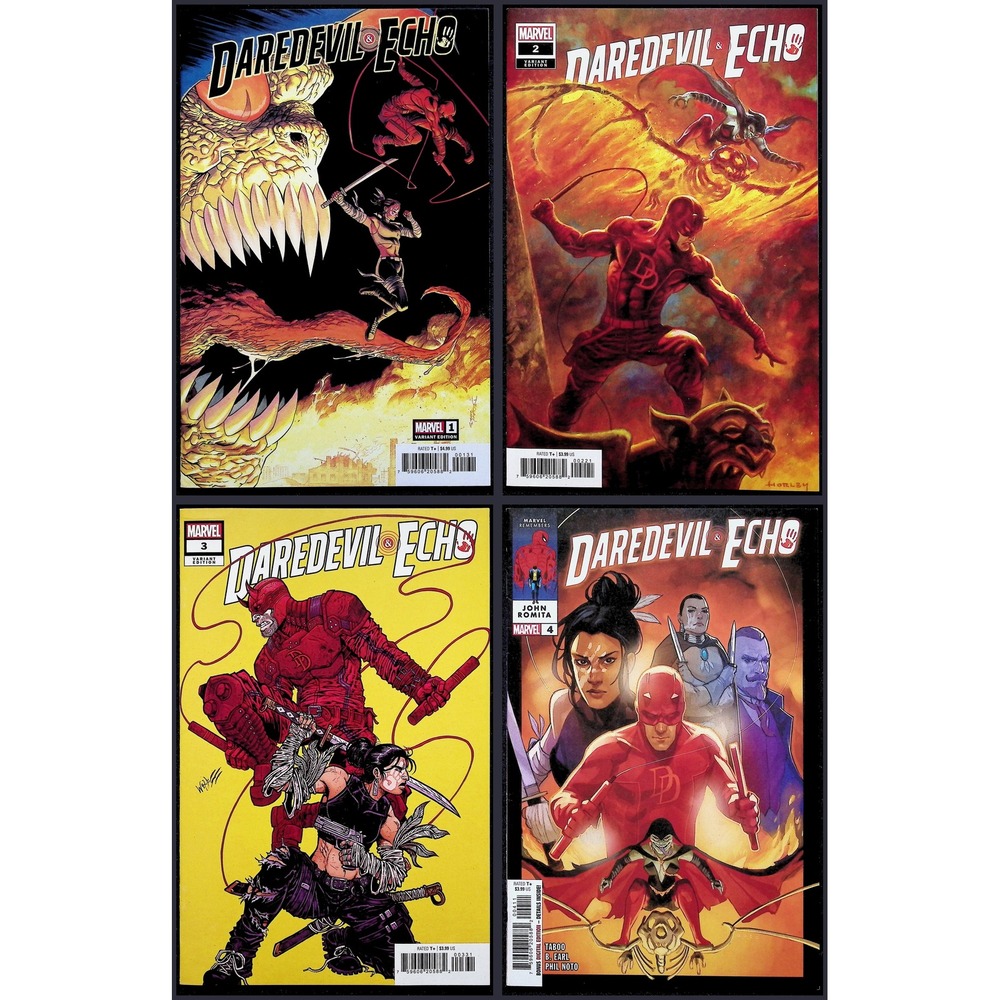 Daredevil Echo Marvel Comics‎ Variant Covers Issues 1 2 3 4  4x Lot DEMAGOBLIN